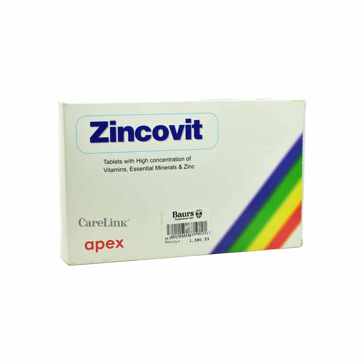 Zincovit Tab | Online Pharmacy in Sri Lanka | Carelink.lk